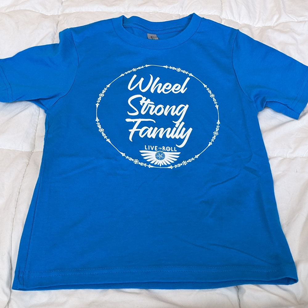 Wheel Strong Family kids shirts